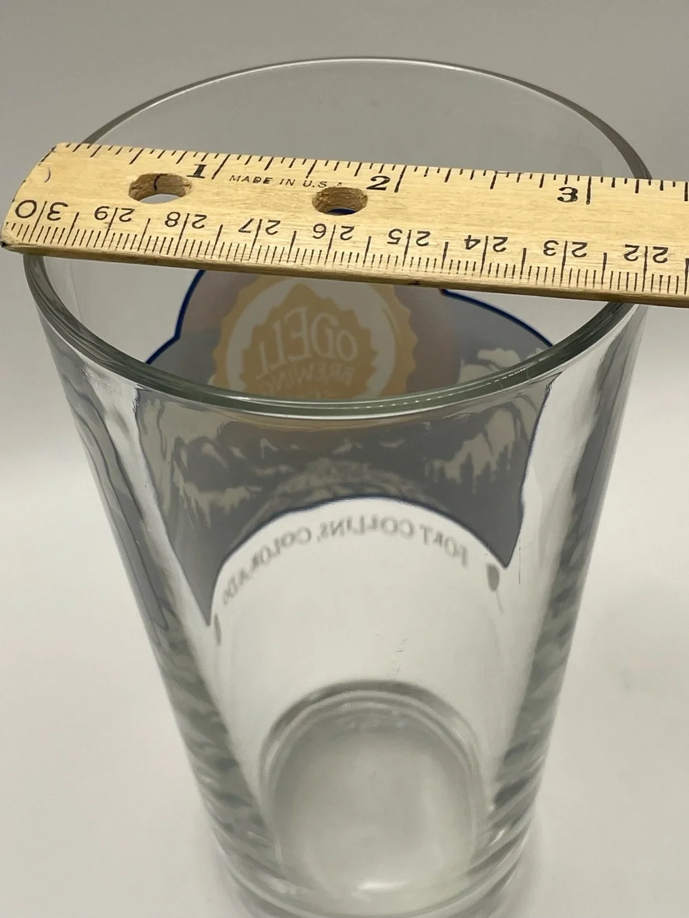 Odell Brewing Company Pint Beer Glass Fort Collins, Colorado